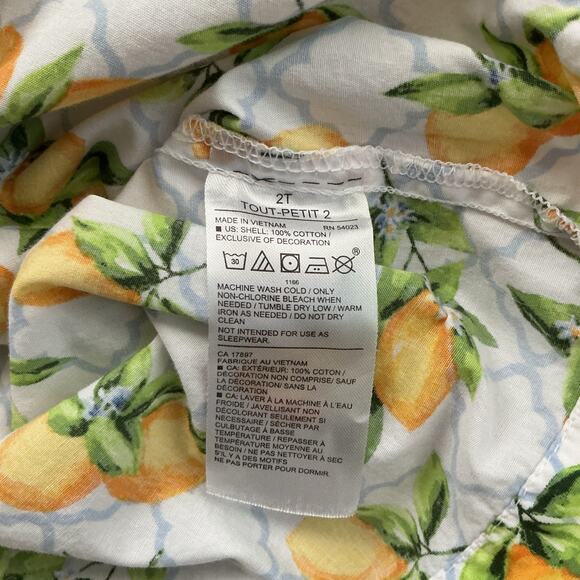 Janie and Jack 2T Boys‎ Lemon Print Button Down shirt - Picture 6 of 7